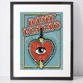 DAME VENENO - lámina A3 - pajaroflama